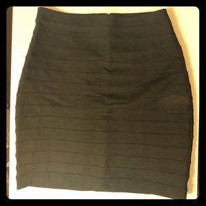 Express Black High Waisted Pencil Skirt - size 8